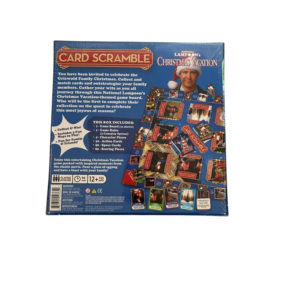 National Lampoon’s Christmas Vacation Card Scramble Game Brand New Sealed